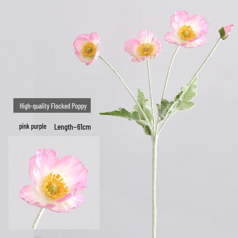 Poppy Artificial Flowers for Home, Wedding Decor, Art, and Photography
