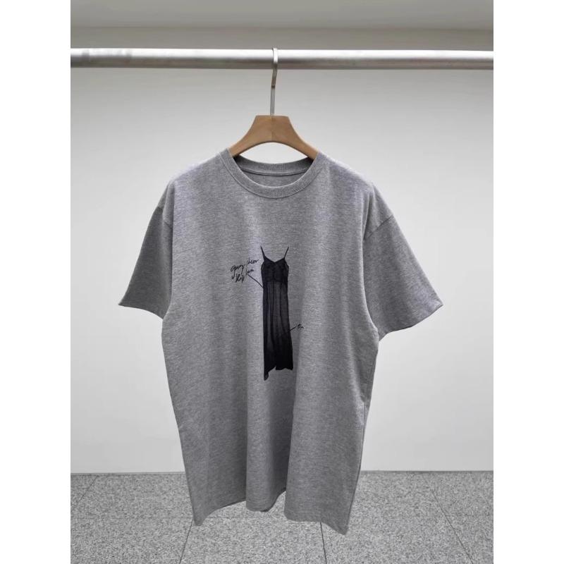 

Белая серая трикотажная футболка с круглым вырезом и принтом, свободная, универсальная, большого размера, летняя женская футболка 3XL серый