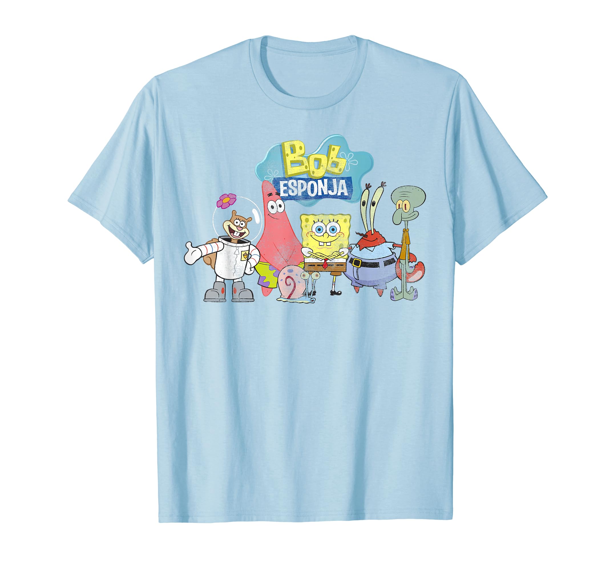 

Spongebob Squarepants Bob Esponja Happy Group Shot T-Shirt