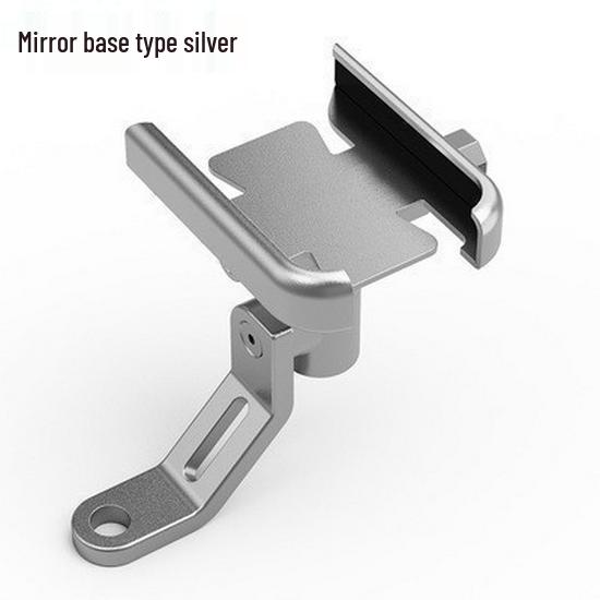 Aluminum Alloy Rearview Mirror Phone Mount for Motorcycles & Bicycles