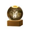 6 cm 3D-Kristallkugel, Kristallplanet, Nachtlicht, Lasergravur, Sonnensystem, Globus, Astronomie, Geburtstagsgeschenk, Heim-Desktop-Dekoration