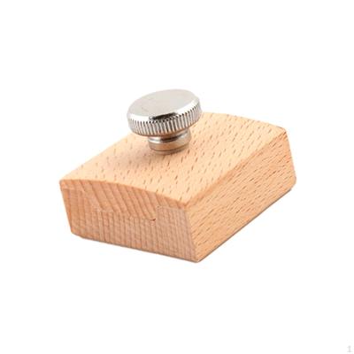Handcrafted Wood Sanding Tool for Detailed Finishing