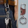 Samcos Key Chain, Car, Motorcycle, Key Ring, Key Chain, For Car, Home, Bicycle, House Keys, Lost Prevention, Unisex, Black