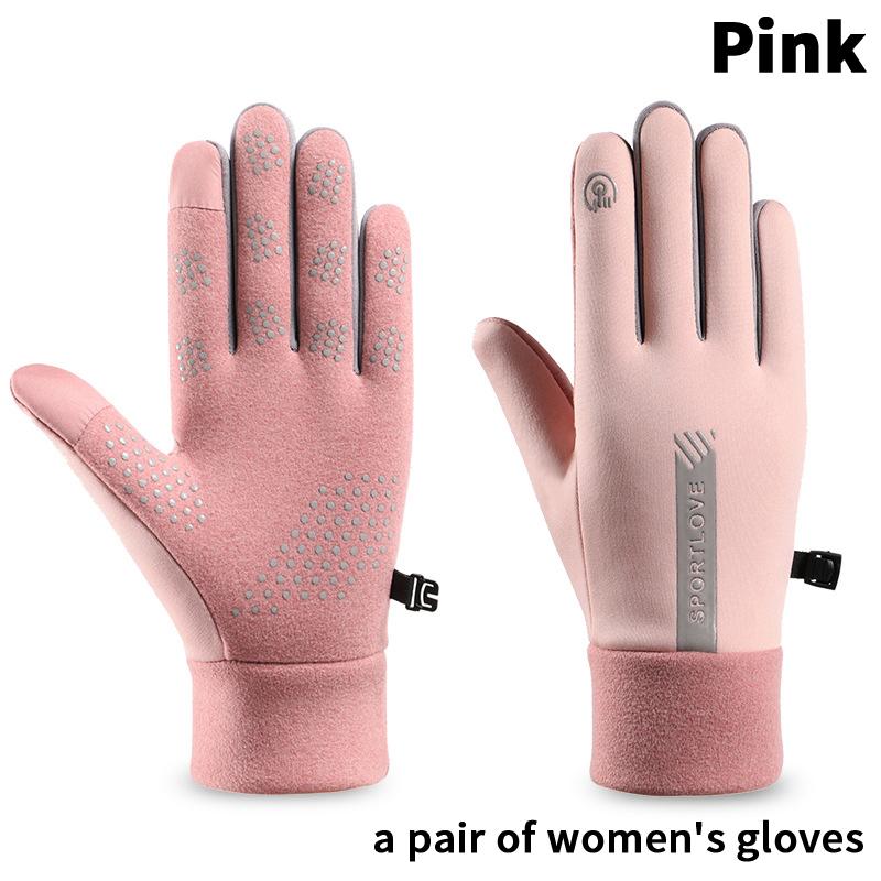 Rękawiczki zimowe męskie damskie rowerowe antypoślizgowe termiczne polarowe odporne na zimno wiatroodporne wodoodporne ciepłe outdoorowe do biegania narciarskie mitenki