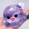 Jouet sensoriel poulpe à presser Caoutchouc Cristal Transparent Poulpe Jouet de relaxation pour les mains Jeu de coiffure à bulles fait maison Pour enfants Adultes Jouet à pincer