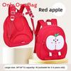 Kids Backpack With Fruit Embroidery Duffle Bag For School And Travel