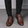 Leather Shoes Men's Business Casual Formal Wear British Men's Youth Leather Shoes
