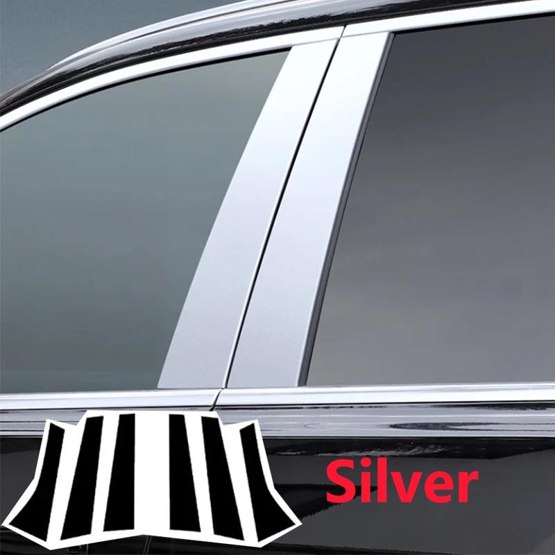 B C Glossy Window Trim Covers Black Film Accessories Cars Pillar Posts Stickers For Honda ZR-V ZRV ZR V RZ HRV US 2024 2025