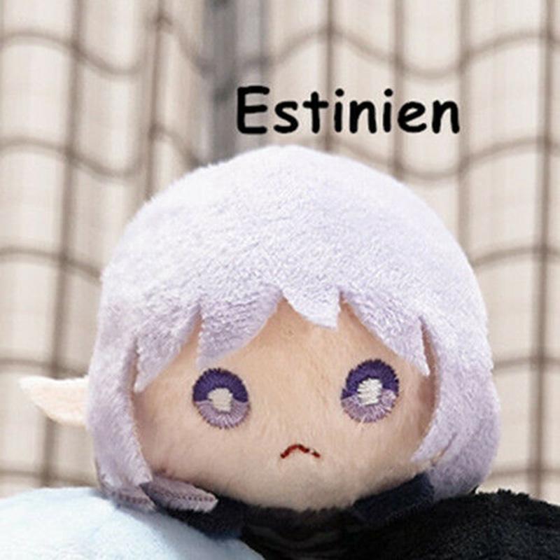 

Фэнтези Финал XIV ФФ14 Хауршефан Грейстоун Кукла Мягкий Брелок Брелок Ремешок Estinien(One Ear)