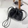 Niche Leather Lucky Bag Soft Fashion Minimalist Women Messenger Cloud Bag One Shoulder Messenger Inside and Outside Imported Lambskin