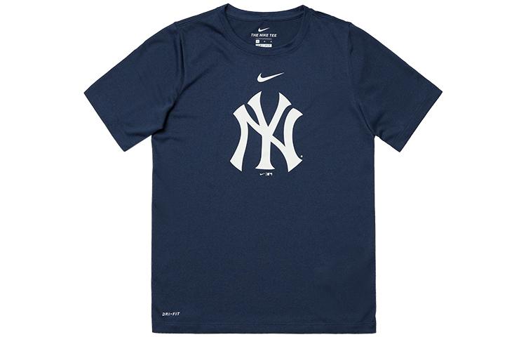 Nike x MLB T Shirt Navy Blue Kids 3Z3B7SAG5-NYY L