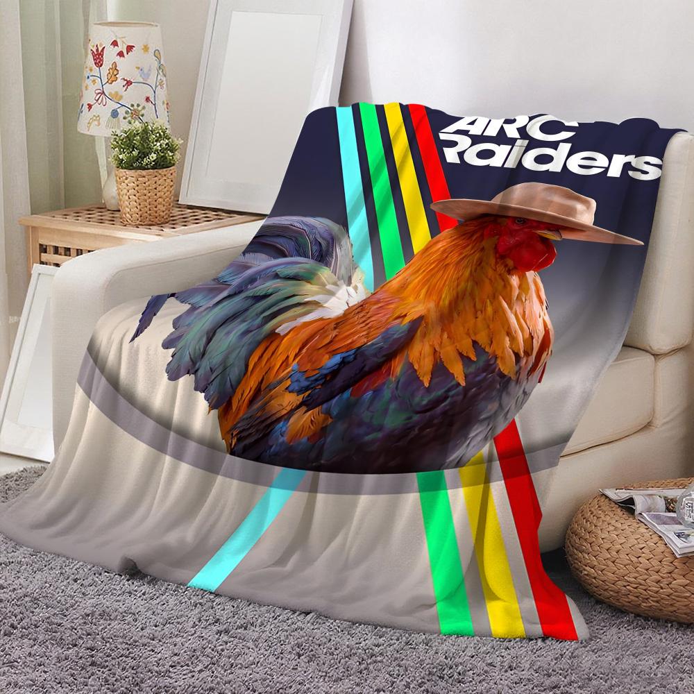 A-Arc R-Raiders Game Throw Soft Flannel Throw Blanket Lightweight Cooling Summer AC Nap Blanket for Sofa Bed Couch Travel