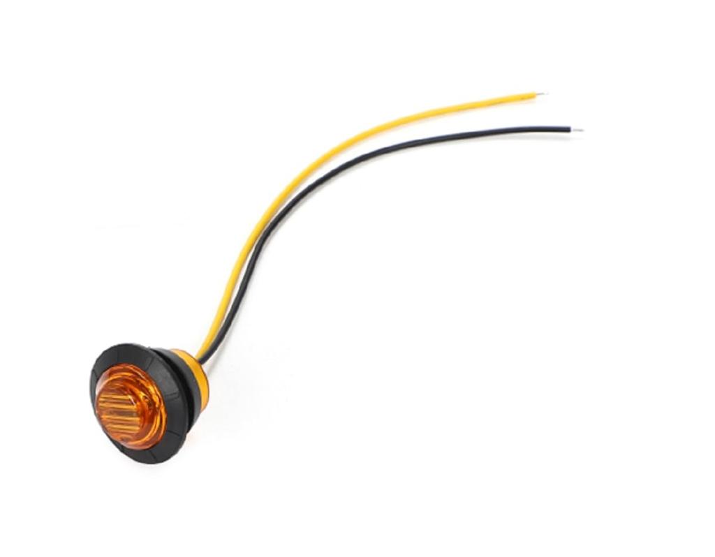 Nou marker lateral camion auto, LED / Compatibil 24V, Albastru, Luminos difuz, Impermeabil IP67, Lumină