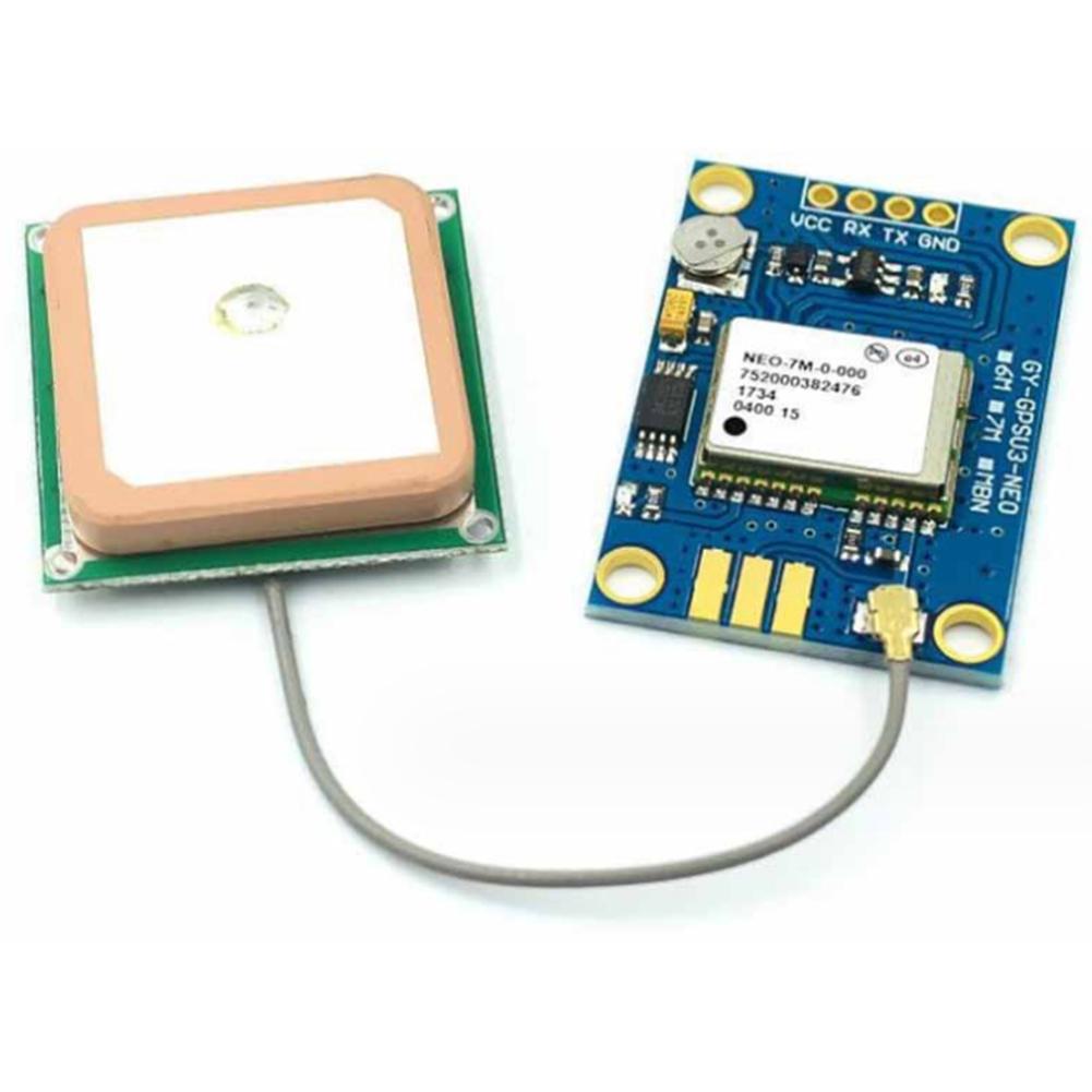 NEO-8M GPS-Modul mit Antenne, Für Arduino Flugsteuerungsmodul, 25 x 35 mm Mit Externer Großer Antenne