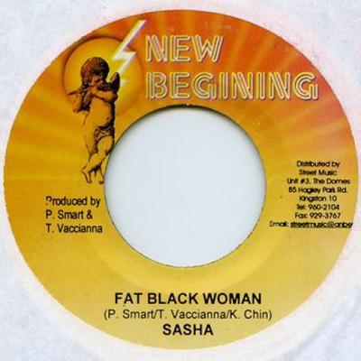 7-Zoll-Schallplatte SASHA / CHRISTOPHER - Fette schwarze Frau / Nichts als Liebe Neuanfang 2006 Jamaika Reggae, Ska & Dub