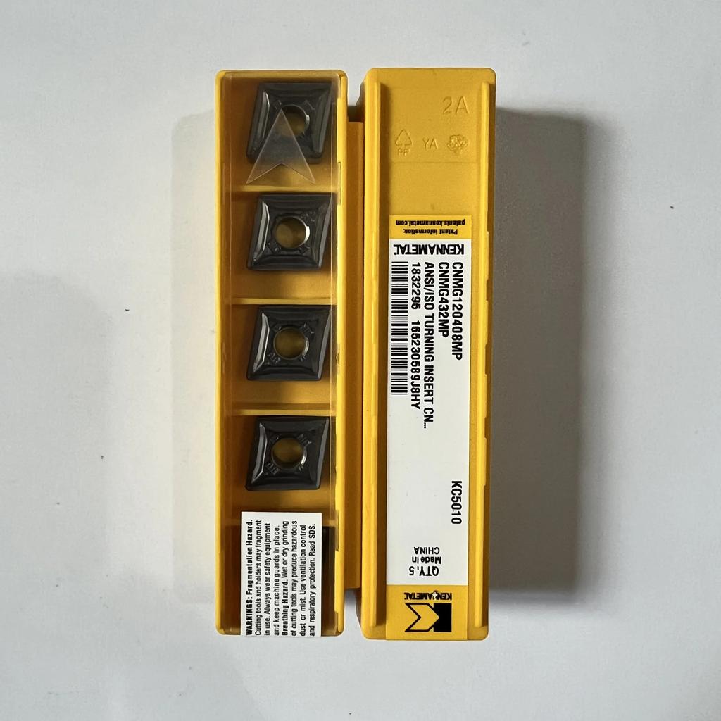 KENNAMETEL / CNMG120408MS KC5010 / Original carbide blade 10 Pcs
