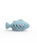 Fish-Shaped Cat Chew Toy - Dental Treat Dispenser Puzzle, Safe Silicone, No Battery, Interactive Pet Snack Game