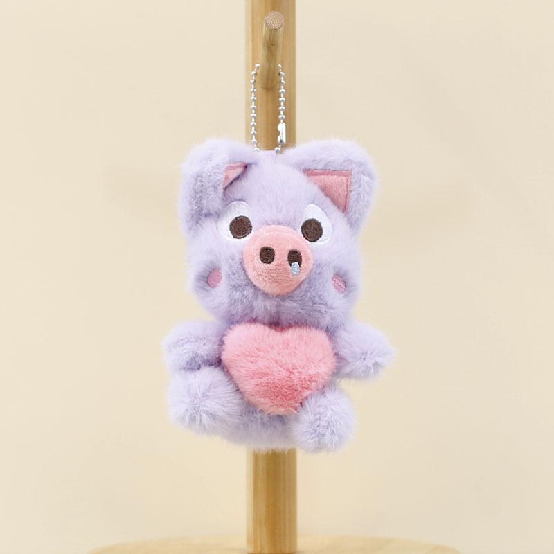 And Lovable Soft Pig Plush Keychain Cute Pig Bag Accessory In Multiple Colors