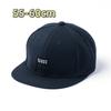 Big Size American Style Fully Enclosed Hard Top Flat Edge Baseball Cap Back Closurehip-hop Skateboard Caps