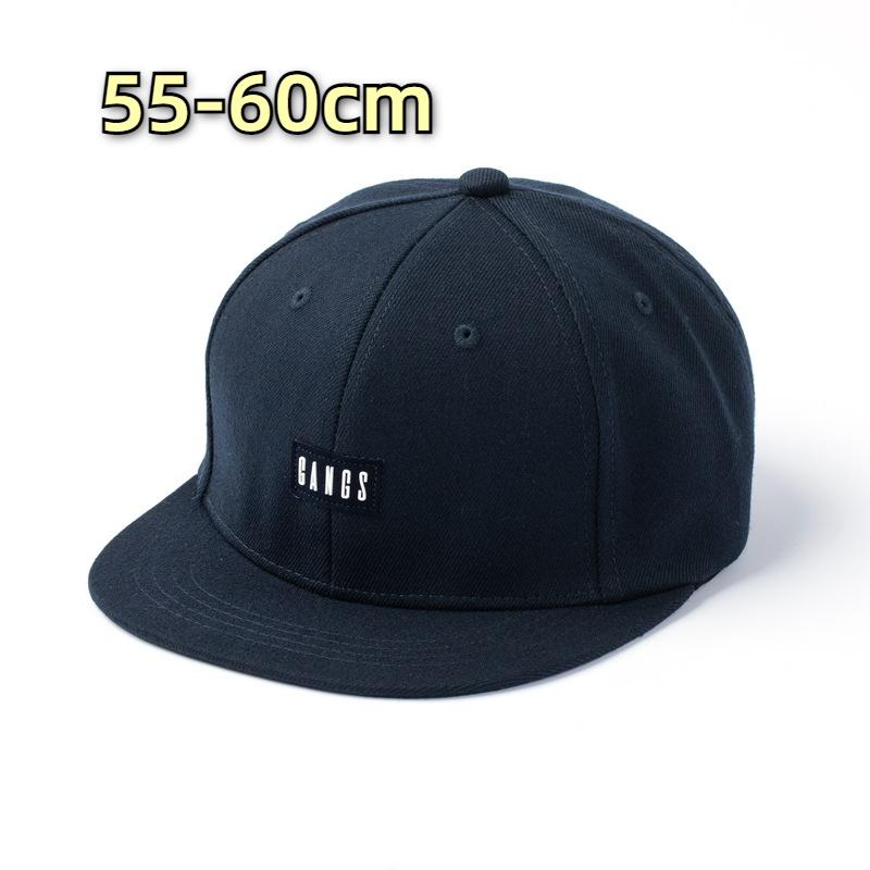 Big Size American Style Fully Enclosed Hard Top Flat Edge Baseball Cap Back Closurehip-hop Skateboard Caps