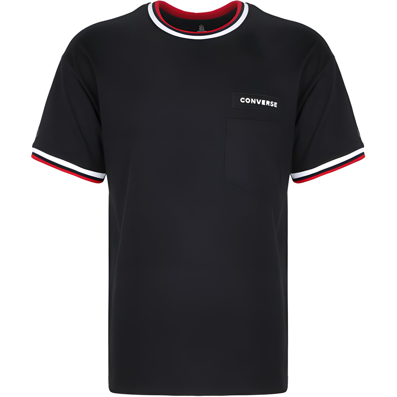 Converse T Shirt Men s Ink Black 10017991-A01 L