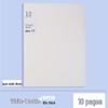 A4 Morandi Color Clear Insert Folder: Transparent Storage Album for Test Paper Collection.