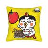 Spicy Shrimp Combination Noodles Pillowcases  Kawaii Pillow Case For Living Room Chair Soft Pillow Cover