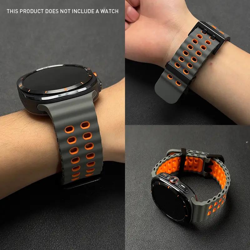 Band For Samsung Galaxy Watch 8/8 classic/Ultra 47mm 44mm 40mm 46mm belt wrist Marine Sport Bracelet correa Galaxy Watch 8 Strap