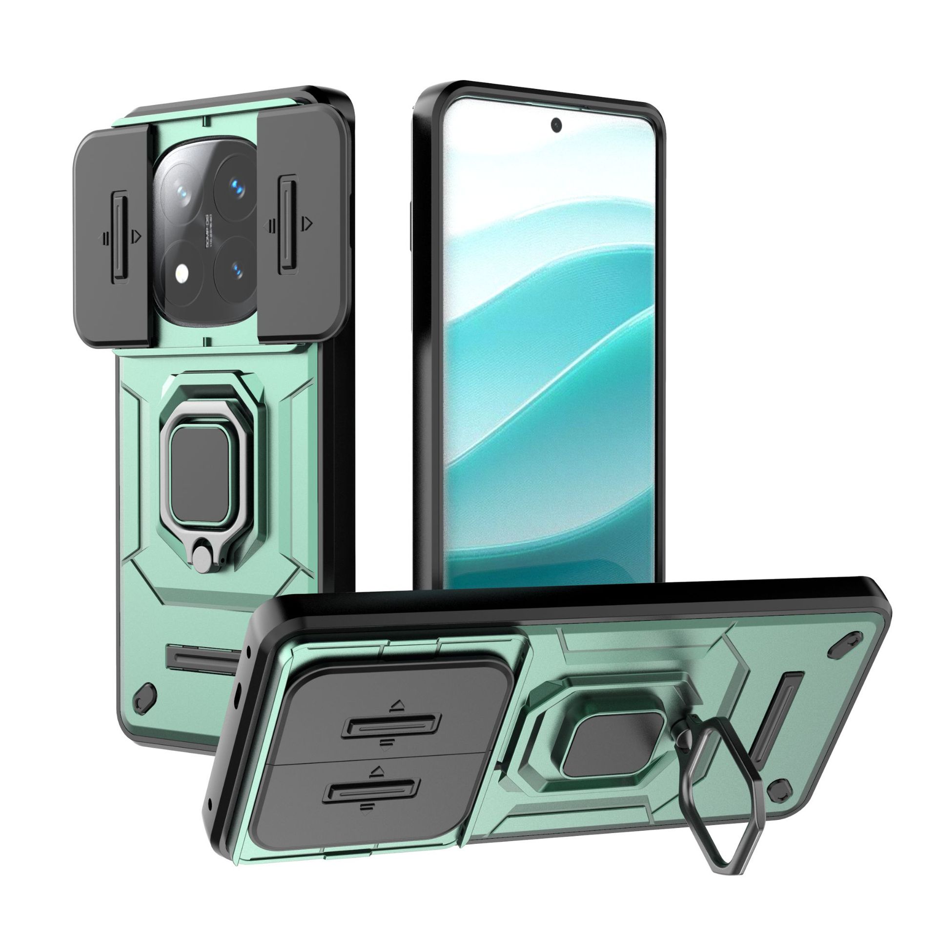 

Xiaomi Redmi Note 14 Pro Plus 5G Phone Case,Military-Grade Magnetic Kickstand Phone Case Cover for Xiaomi Redmi Note 14 Pro Plus 5G