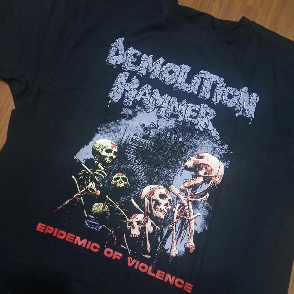 Ver2 Demolition Hammer Epidemic Of Violence T-shirt S-5XL