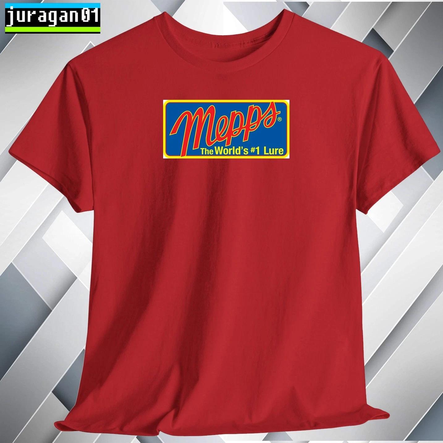 

Mepps Fishing Spinners Shirt Logo Black/Gray/Blue/Red/White S to 5XL Made in USA L