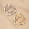 Scarf Ring Clip -T-shirt Ties Clips Clothes Corner Knotted Button for Women Fashion Metal Round Circle Shirt Clip Buckle