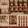 Fabric Craft Kit Patchwork Girl DIY Kit, 3D Doll Sewing Set with Pre-Cut Small World Thread Needles, Cute for Home Decor Handmade Gift