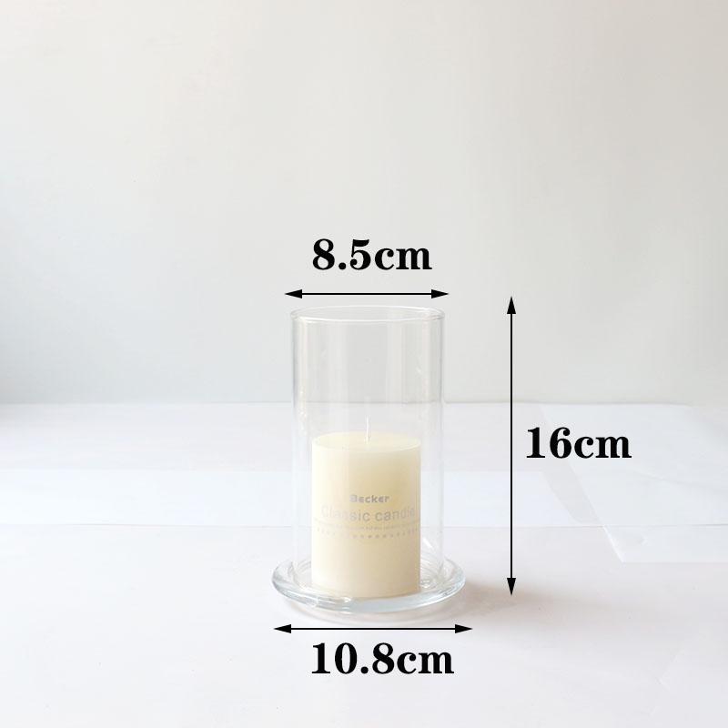 High Borosilicate Glass Windproof Candle Cover for Wedding Candelabra and Buddha Butter Lamp