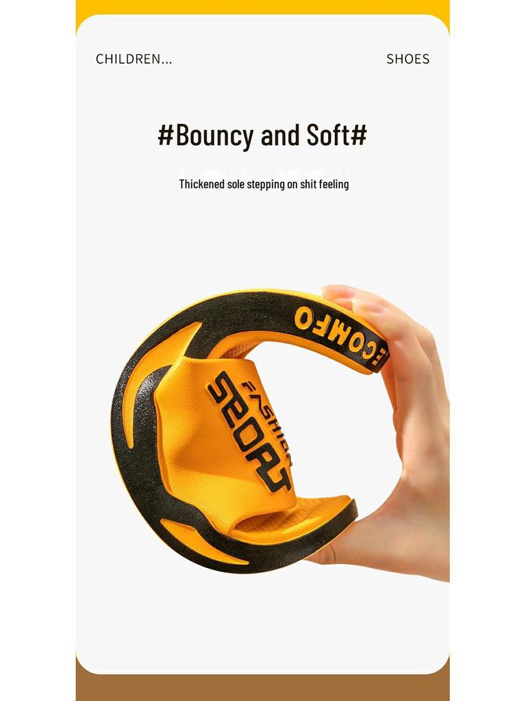 Trendy Non-Slip Summer Slippers for Kids: Boys' Indoor and Outdoor Cool Footwear