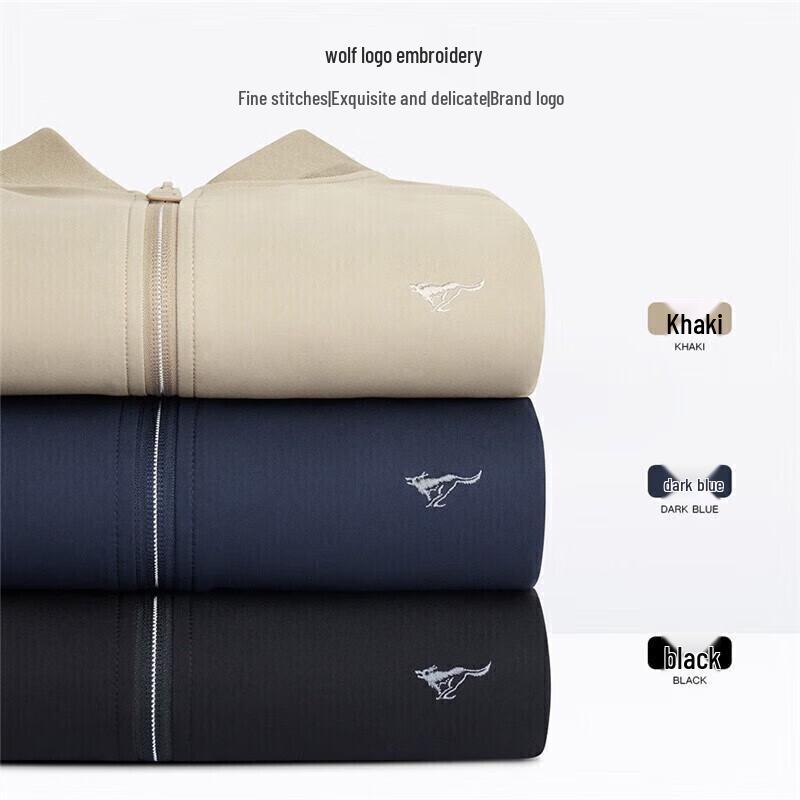 SEPTWOLVES Herren-Business-Casual-Jacke mit Baseballkragen