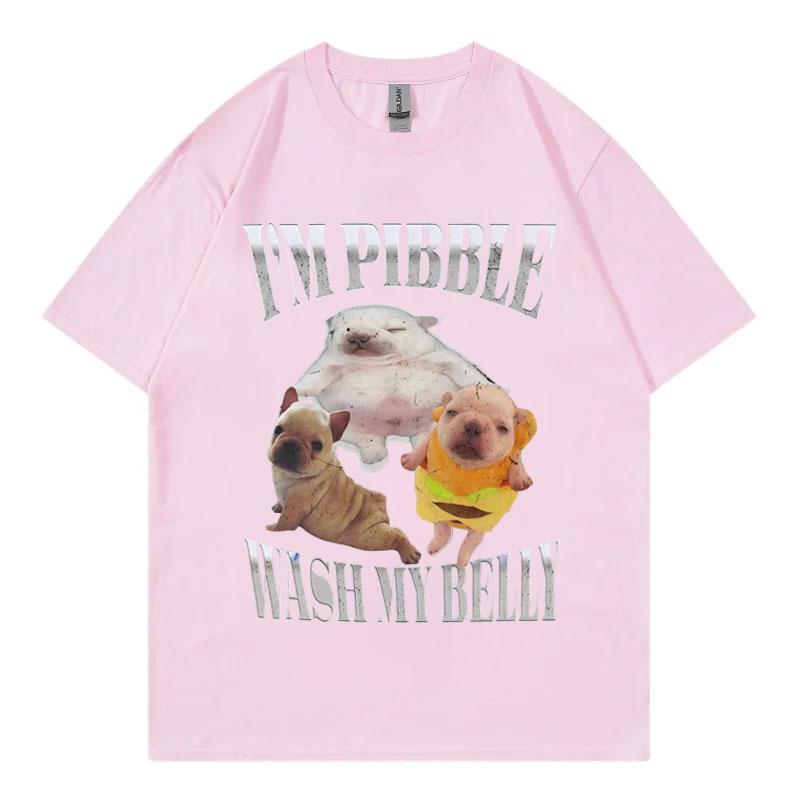 Baby French Bulldog Funny Dog Meme Graphic T Shirts Fashion Vintage Short Sleeve Tshirts Men Women Casual Loose Cotton Tshirt