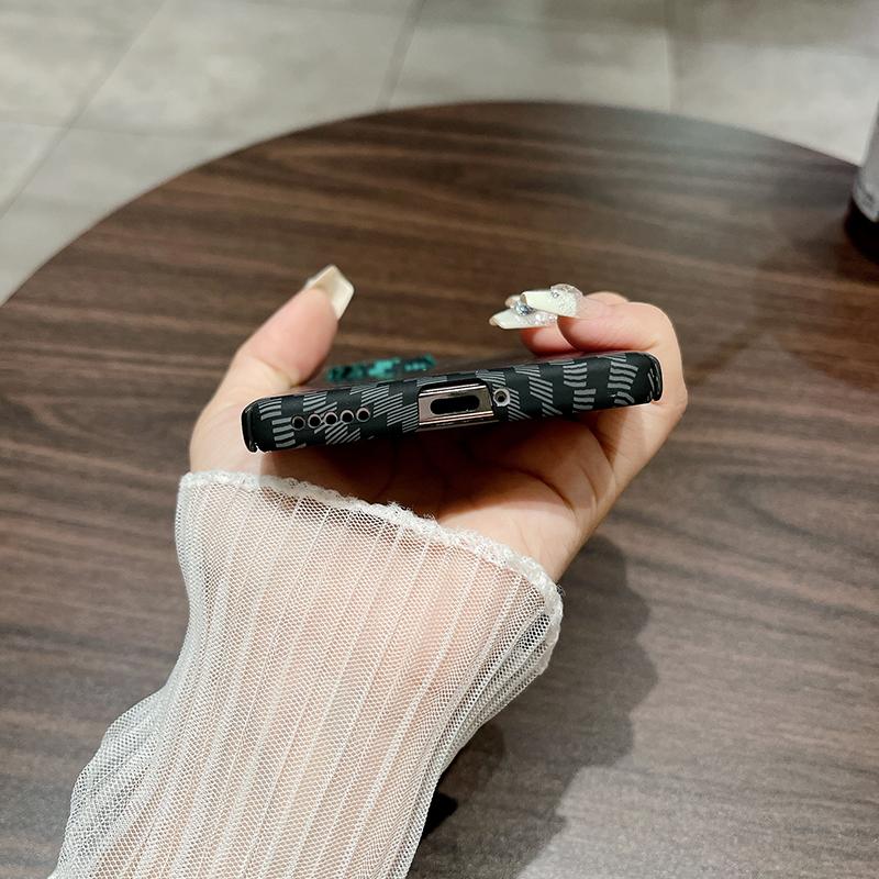 Husă pentru Honor 200 5G Textură Fibră de Carbon Rezistentă la Căderi PC Dur Acoperire Telefon