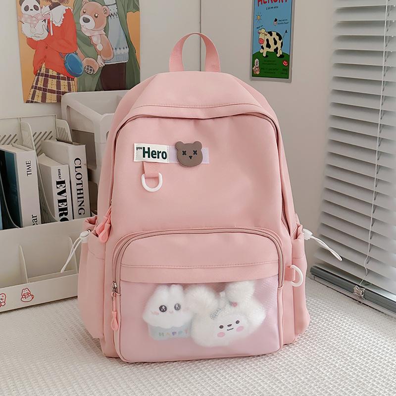 2025 new schoolbag female students third to sixth grade backpack cute Korean version ins sweet high-value backpack
