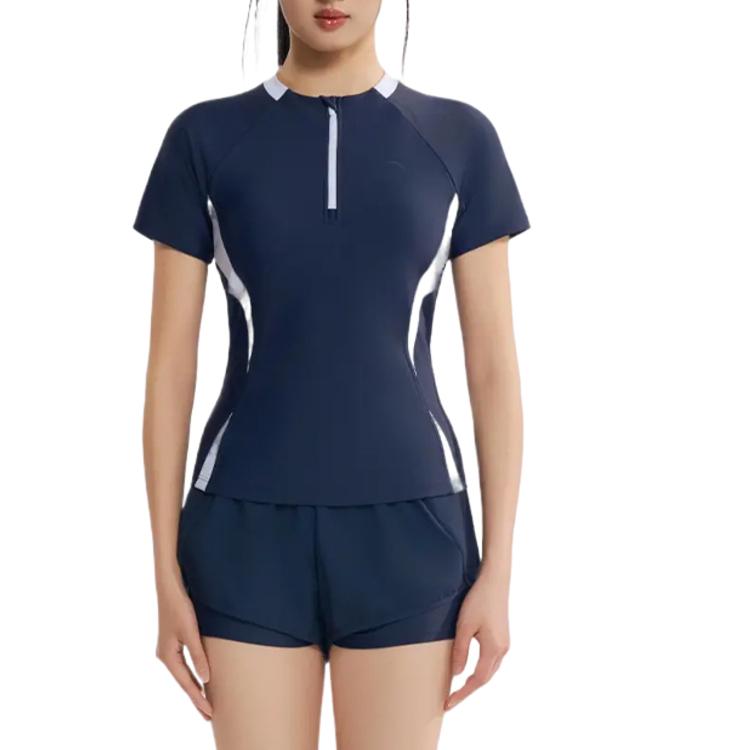 Anta FW/AW26 Sports Equipment Round Neck Solid Color Short Sleeve Split Swimwear Women swimwear 1826332496-4 M