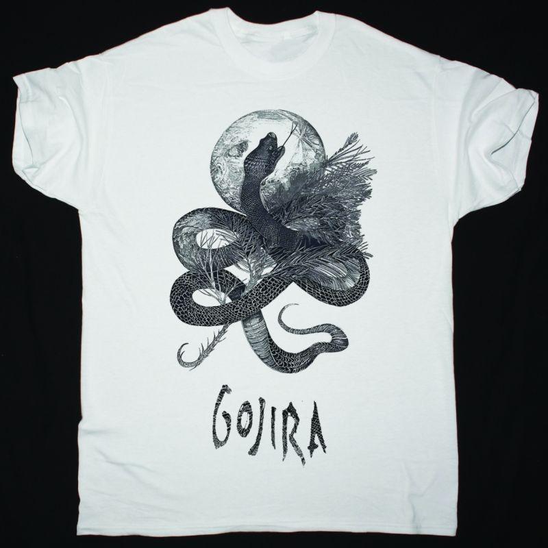 Gojira Serpent Moon White T-Shirt S разноцветный