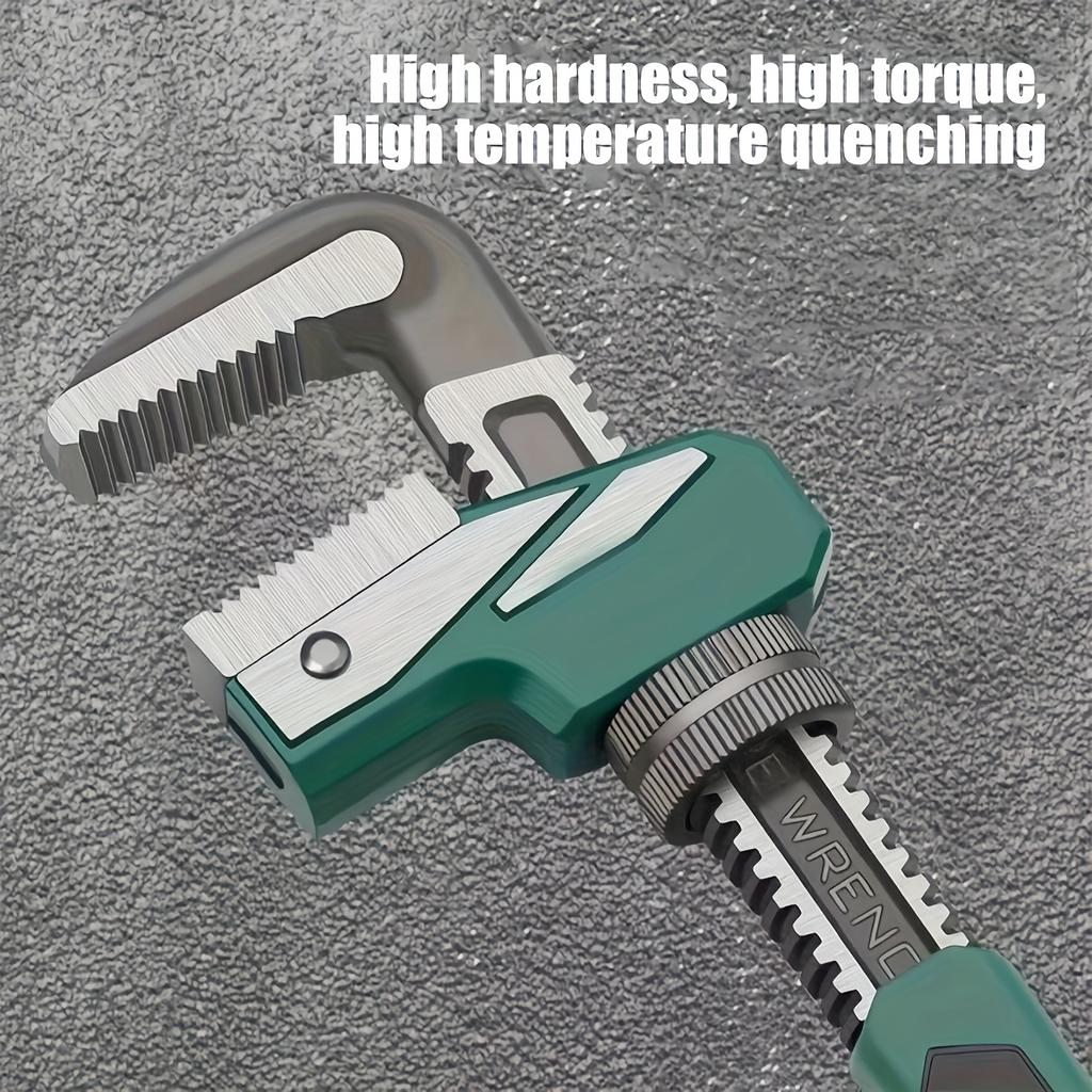 1PC F-type Quick Pipe Clamp Wrench Universal Household Large Diameter Plumbing Pipe Removal Wrench Manual Pipe Clamp Wrench