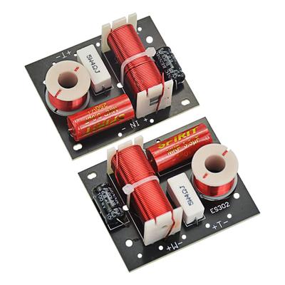 AU47-2Pcs Speaker Crossover Speaker Frequency Divider Board Treble Bass Audio Crossover Filters Frequency Distributor