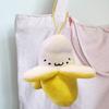 Chaveiro de Banana de Pelúcia Macio e Confortável Pingente de Bolsa Charme para Bolsas Decoração de Mochila para Crianças Adolescentes e Adultos