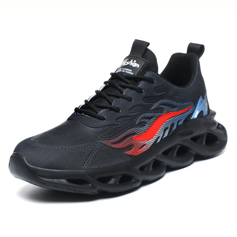 2025 Men's Shoes Spring New Blade Sneakers Men's Fashion Korean Version Breathable Running Shoes Trendy Shoes Flying Weaving 2025