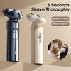 3-in-1 Electric Shaver for Men Waterproof USB Rechargeable 3D Floating Blades Beard Trimmer Hair Clipper Portable Travel Home