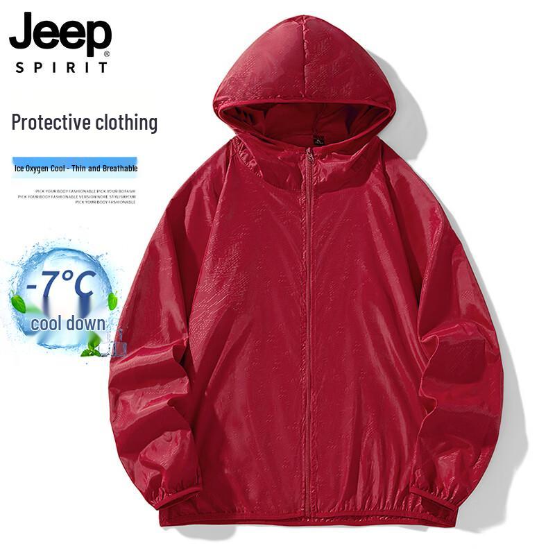

JEEP SPIRIT Men s Lightweight Outdoor Sun Protection Jacket M