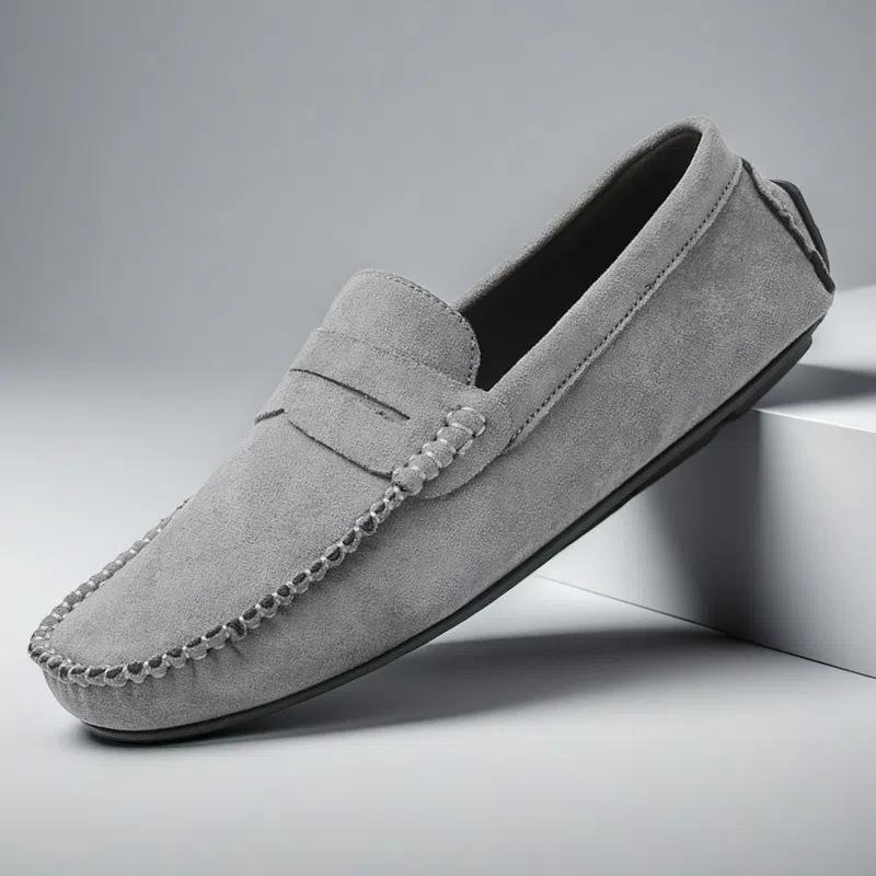 Herren Europäisches Leder Slipper Driving Loafers