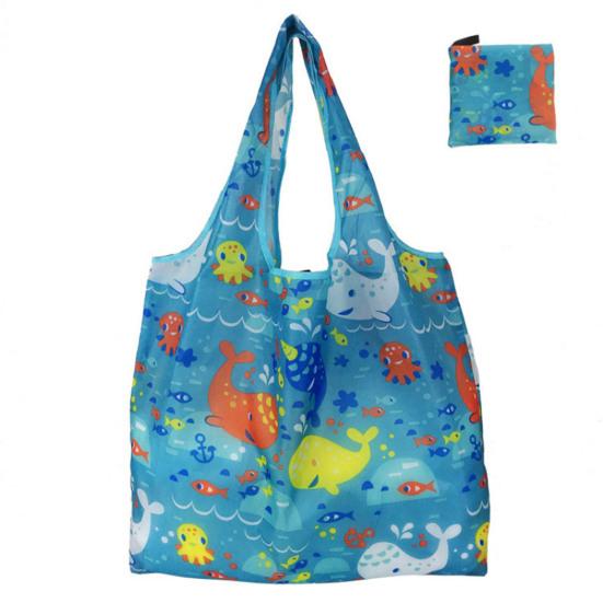 Faltbare Einkaufstasche Große Wiederverwendbare Einkaufstasche mit Beutel Tragbare Leichte Handtasche Umweltfreundliche Waschbare Tragetasche für Einkaufen Outdoor Reisen Zuhause