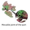 Innovative 3D Printed Winged Turtle, Movable Joint Design, Stress Relieving Turtle Statue, Desktop Decoration